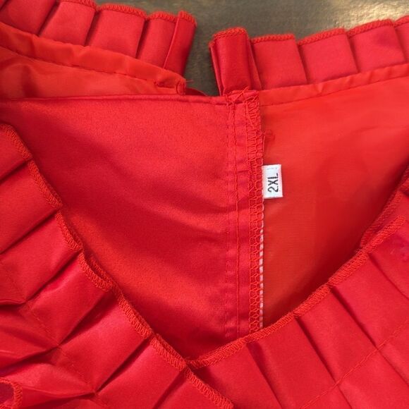 Victorian Gothic bustle Prom Red Vampire Mina Harker Civil War Southern  Dress - Picture 7 of 12